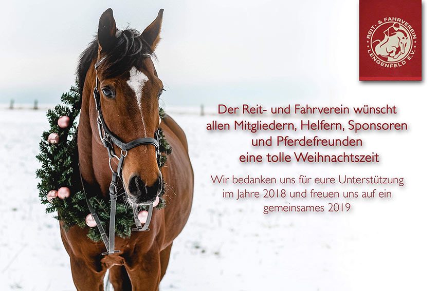Weihnachten Dank an Unterstützer